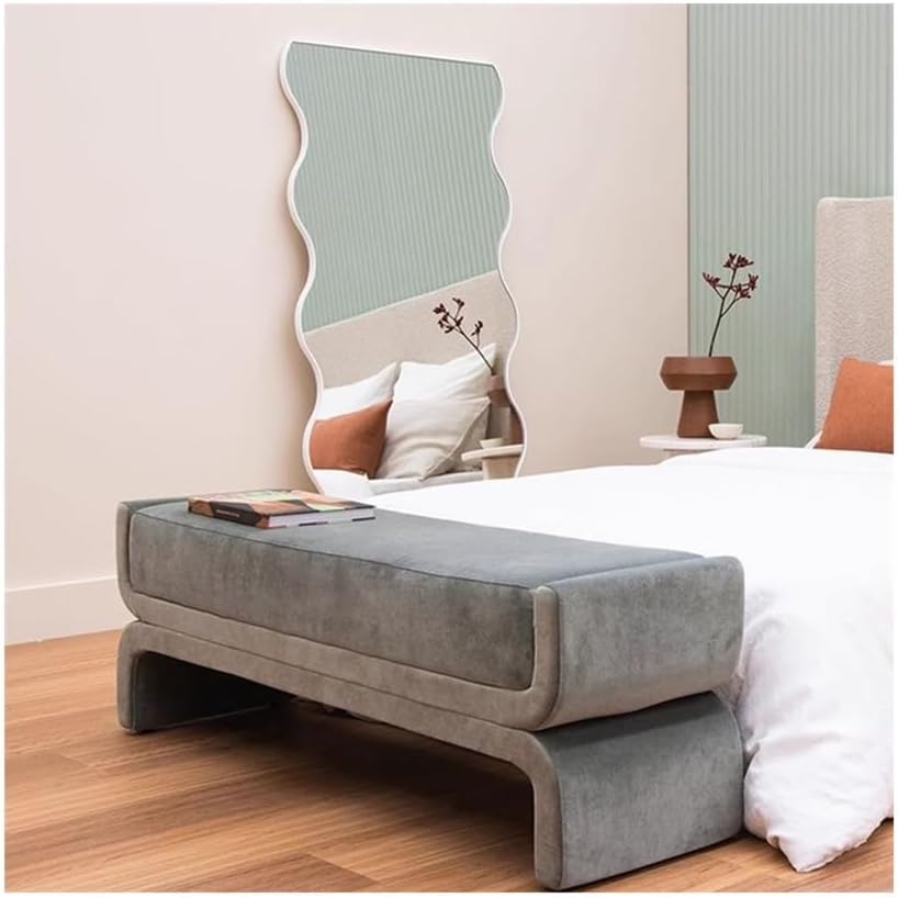 Modern Bedside Stool Bedroom Bench Simple Special-Shaped Living Room Long Hom...