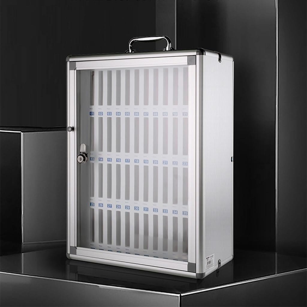 Wall-Mounted Mobile Phone Storage Cabinet with 12-60 Secure Compartments for Classrooms & Offices Perfect for Exam nization Efficient Storage & Device Management Solutions.