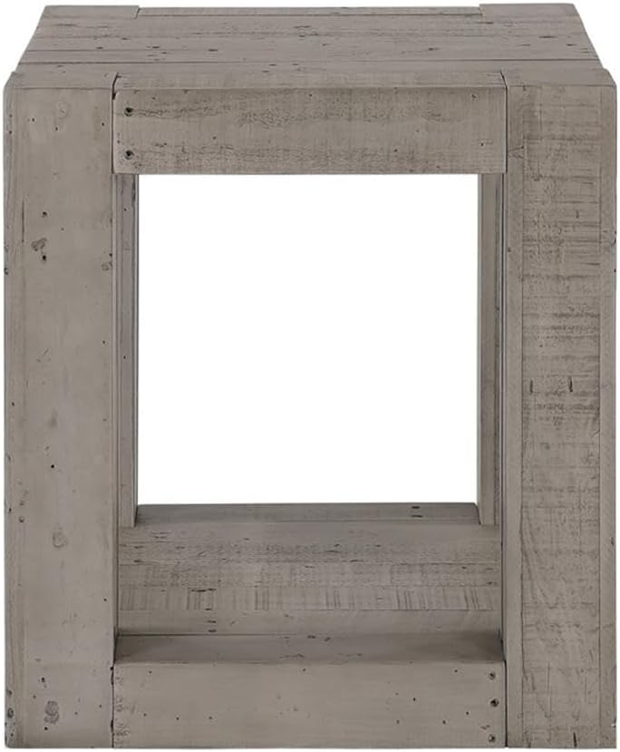 BOWERY HILL Contemporary Rectangular End Table, 22" Width x 24" Hei...