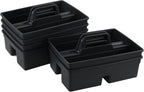 6 Packs Plastic Cleaning Tool Caddy with Handle, Cleaning Supply Carry Caddy for Cleaning Products