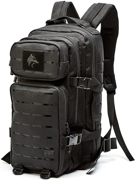 WOLF TACTICAL Molle Backpack Tactical Backpack Small Concealed Carry Backpack...