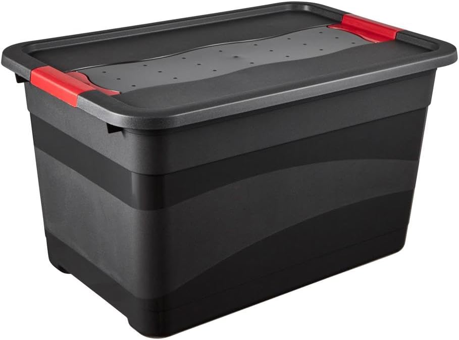 OKT Solido Box Plastic Graphite, Plastic, Graphite, 52 L