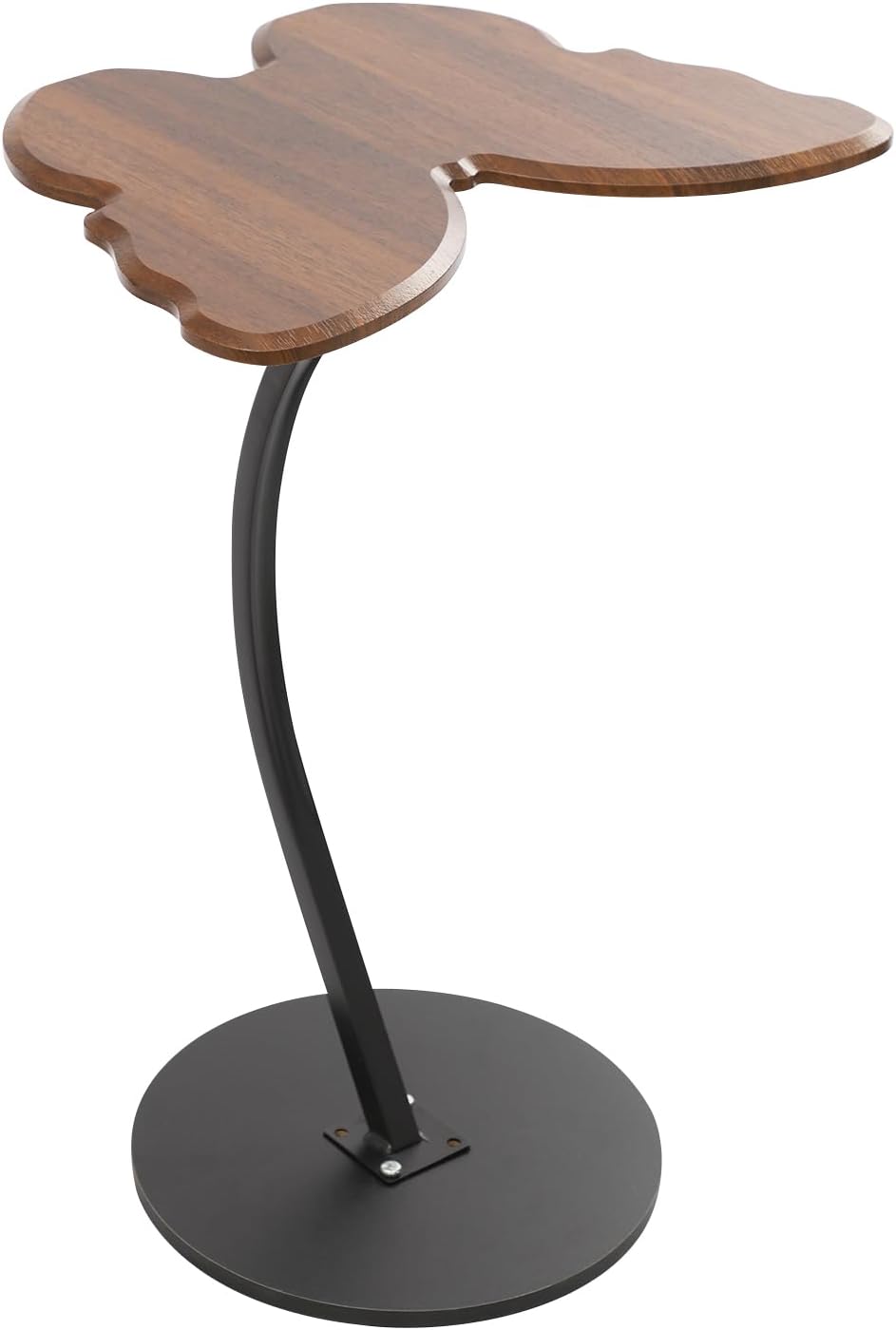 Side Table Butterfly Shape End Table, C-Shaped Small Coffee Tables Sofa Table...