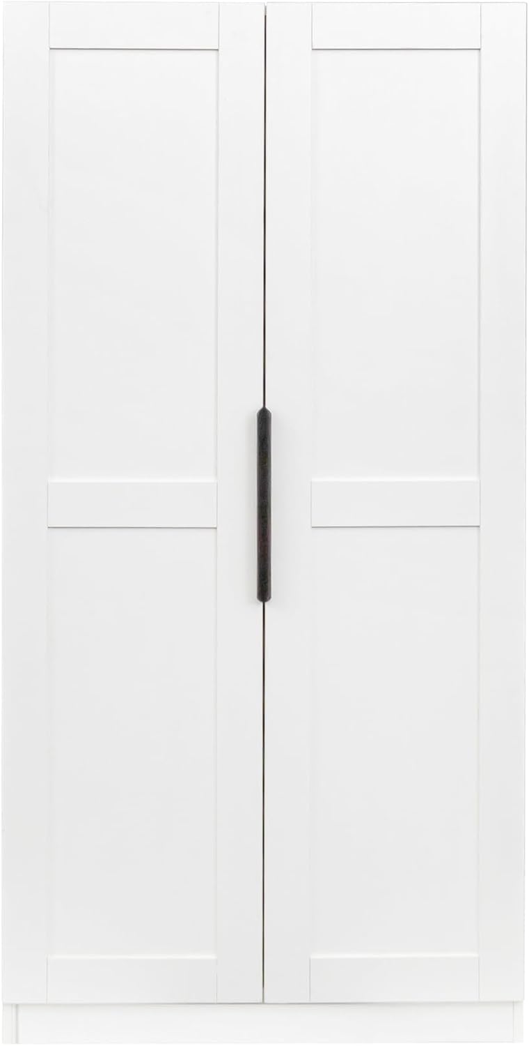 CIATRE 62.99" Kitchen Pantry Cabinet - Walnut Freestanding Storage Cabin...