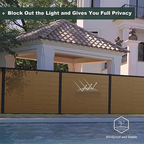 Mondaria Privacy Fence Panels for Outside,6ft(W) x 6ft(H) Outdoor Privacy Pan...