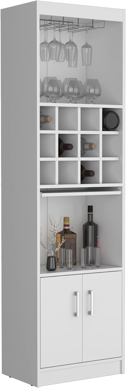 Modern Cabinet 5-Tier, Wine Cabinet with 5 Shelves, for Kitchen Living Room H...