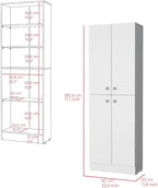 Modern Elegant Pantry Cabinet, Storage Cabinet for Kitchen Entryway Hallway,for Kitchen Home