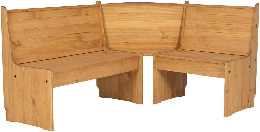Linon Waldron Corner Nook Set NAT Kit