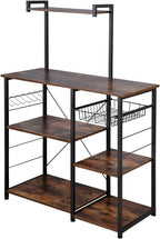 Microwave Stand with Cabinet Hutch for Kitchen with Storage Kitchen Backer Rack and Shelves for Storage Kitchen Storage Organizer