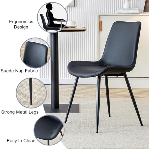 Dining Table Set for 6, 71'' Wood Dining Table and Chairs Set of 6