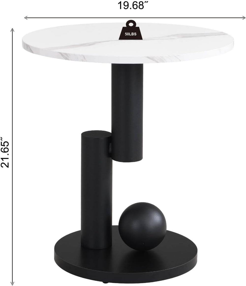 KEVINSPACE Coffee Table, Mid Century Modern Coffee Table for Living Room Rust...