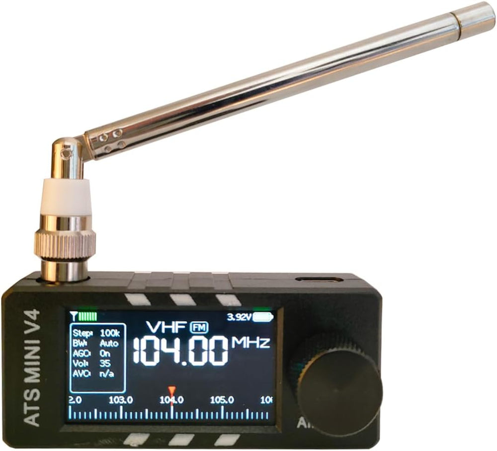Upgraded ATS MINI V4 Radio, SI4732 Pocket Shortwave Radio, abs v4 ATS mini