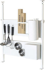 Nitori 8988085 Magnetic Sticky Kitchen Panel BH640, White, Width 25.2 x Depth 2.4 x Height 41.3 inches (64 x 6 x 105 cm)