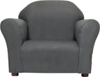 Roundy Toddler Armchair with Soft Microsuede Upholstery Durable Wooden Frame, Ergonomic Design, Fully Assembled, Comfortable Kids Chair for Ages 2-5, Ideal for Bedroom, Playroom & Daycare Use.