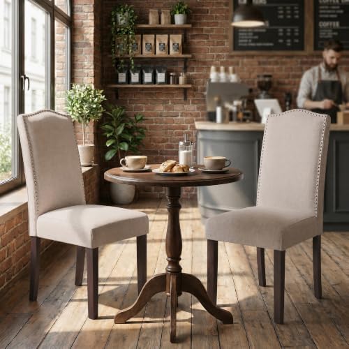 Upholstered Dining Chair Modern Parsons Stylish Kitchen Diner Set of 6
