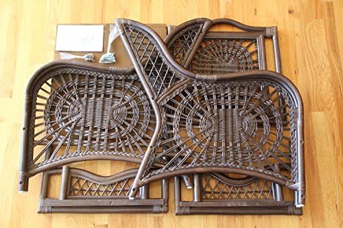 Malibu Lounge Living Accent Armchair Natural Rattan Wicker Handmade Design, C...