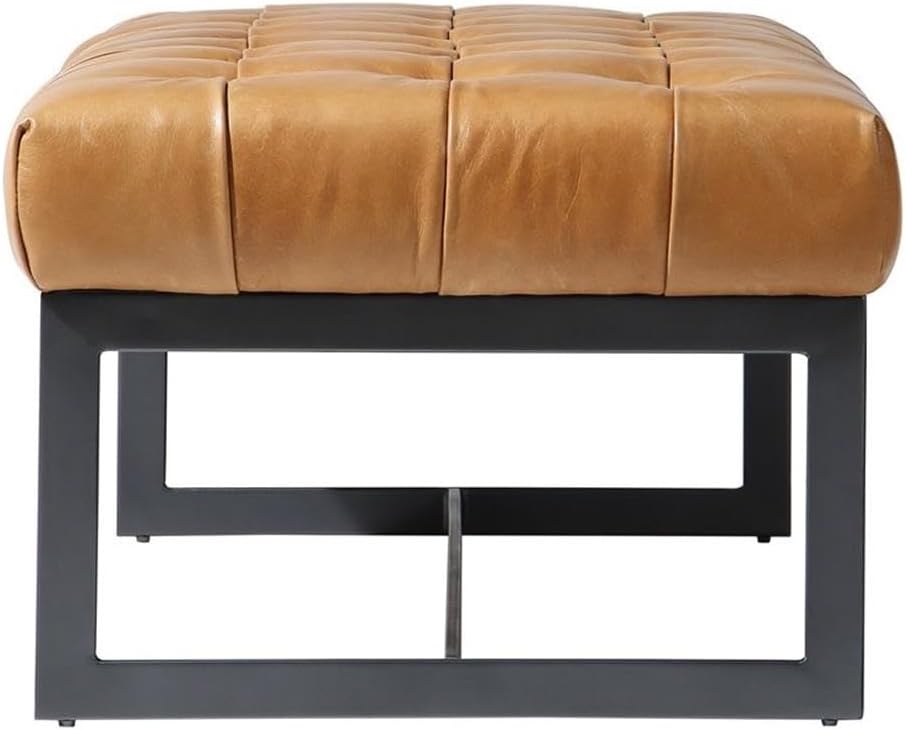 Moe's Home Collection Wyatt Leather Bench