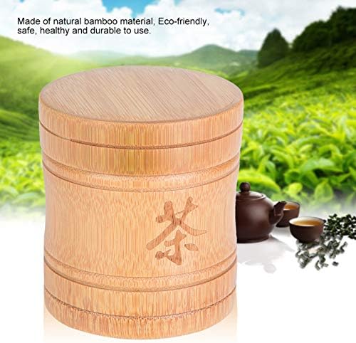Tea Canister with Lid, Storage Container for Loose Leaf Tea Coffee Beans, Kitchen Organizer for Pantry Countertop