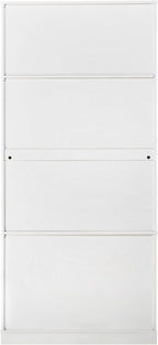 72" Fluted Kitchen Pantry Cabinet, Modern Storage Organizer with 2 Spacious Drawers & 8-Door Spice Racks, Freestanding MDF Cabinet for Kitchen, Bathroom