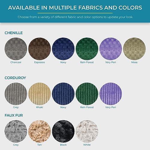 CordaRoy's Queen Size Chenille Bean Bag Chair Cover (Bean Bag Sold Separa...