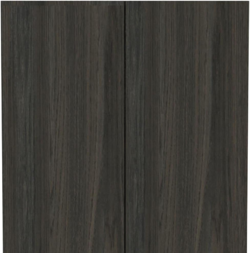 HomeRoots 71" Dark Brown Wood Pantry Or Storage Closet