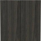 HomeRoots 71" Dark Brown Wood Pantry Or Storage Closet