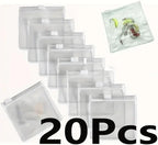 1Set 20Pcs Jewelry Storage Rolls Reusable Zipper Bags for Accessories Travel Essentials Pill Organizer Multifunctional Organizer Kit