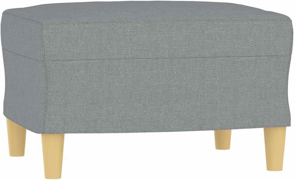 Cozy Fabric Footstool, 23.6x19.7x16.1 Inches, Durable and Breathable Fabric, ...