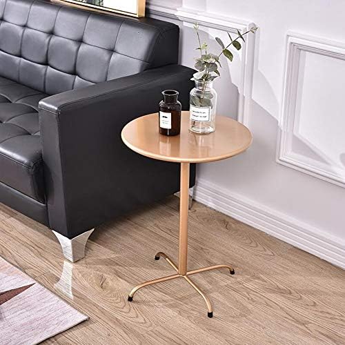 Telephone Table, Round Metal Coffee/Telephone/Bedside Table,Living Room Sofa ...
