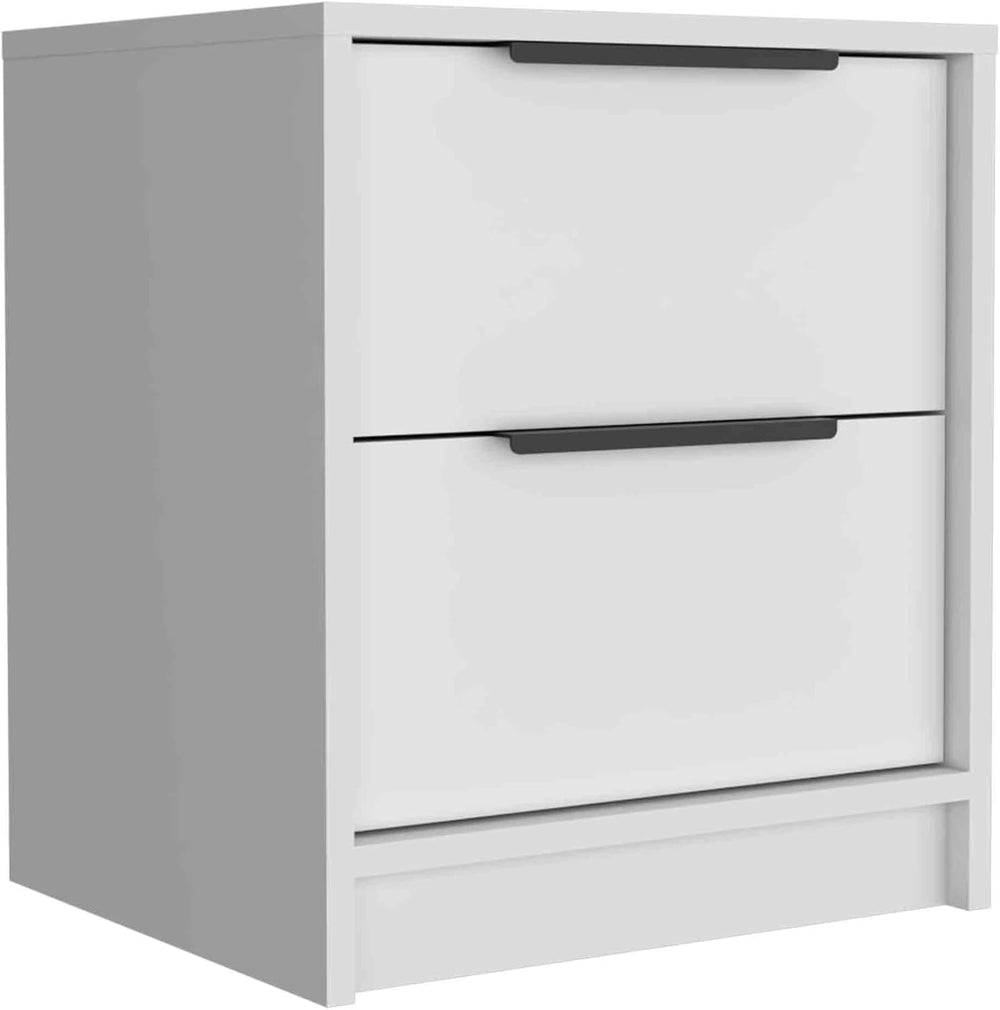 16" 2-Drawer Side Tables, End Table with Stain-Resistant Finish, Accent ...