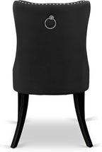 East West Furniture LGDA5-BLK-12 5 Piece Dining Set Includes a Rectangle Wooden Table with Butterfly Leaf and 4 Polyester Fabric Parson Chairs, 42x84 Inch, Black