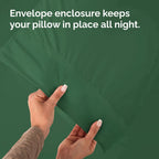 King Pillow Cases - 4 Pack - Super Soft Pillowcase Covers - Envelope Enclosure - Hotel Quality Pillow Protectors - Wrinkle Free, Shrink & Stain Resistant - Machine Washable - 20" x 40" (Emerald Green)