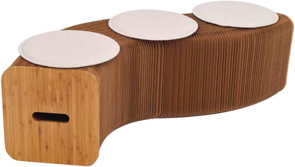 Accordion Paper Folding Sofa Chair,Versatile,Can Be Used As A Coffee Table,Sh...