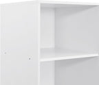 Merax Doorless Wooden Storage Wardrobe with Shelves and 3 Drawers, Functional Clothes Cabinet for Bedroom, Apartment