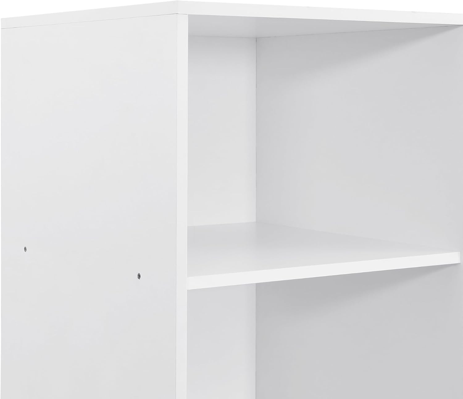 Merax Doorless Wooden Storage Wardrobe with Shelves and 3 Drawers, Functional Clothes Cabinet for Bedroom, Apartment