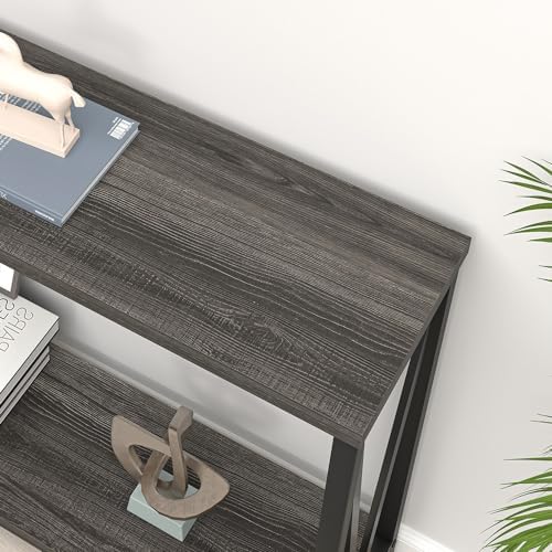 FOLUBAN Console Table for Entryway, Modern Sofa Table Behind Couch, Narrow En...