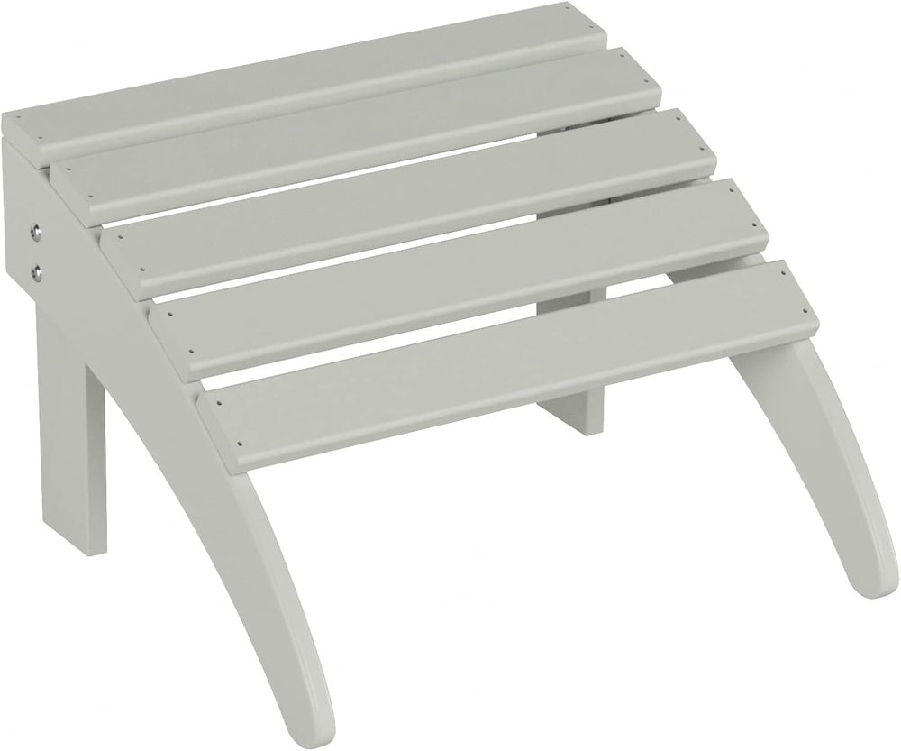 Malibu Outdoor Lounge Chairs, 3-Pieces Adirondack Chair Set with Ottoman and ...