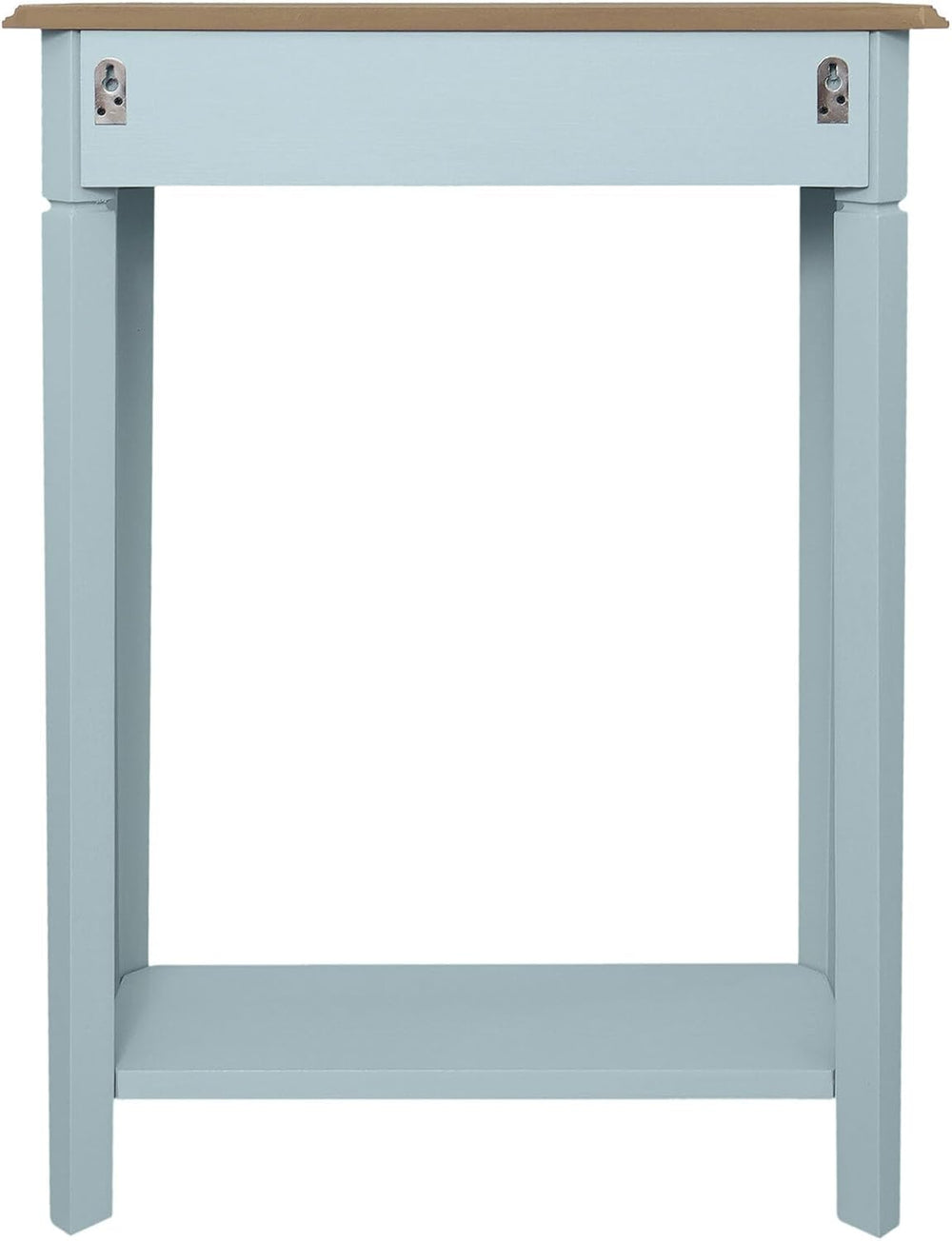 East at Main Marnie Blue Narrow Console Table for Entryway with Drawer | 23.7...