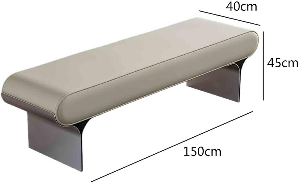 Modern Upholstered Bed end Bench Bedroom Home Use Bedside Dressing Room Long ...