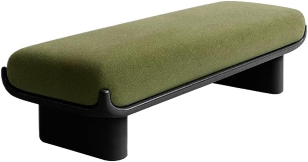 Modern Fabric Long Shoe Changing Bench for Walk-in Closet Living Room Home Us...