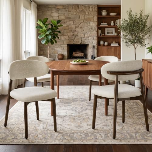 Farmhouse Dining Chairs Set of 8, Mid Century Modern Dining Room Chairs, Chen...