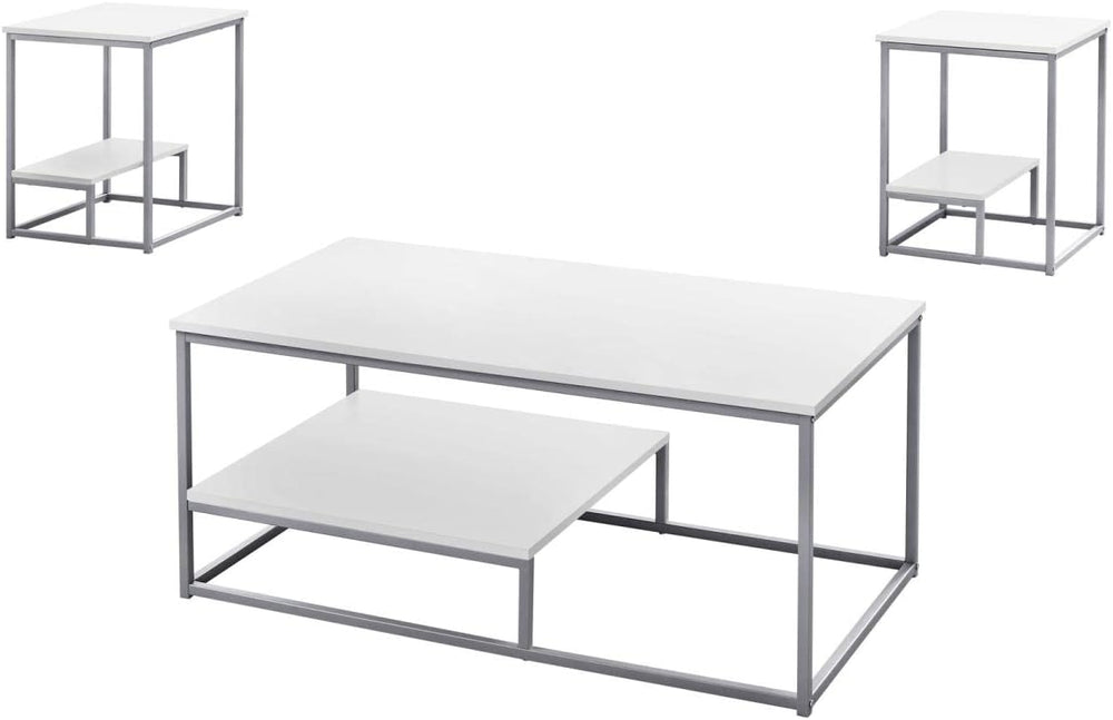 Monarch Specialties TABLE SET One Size WHITE
