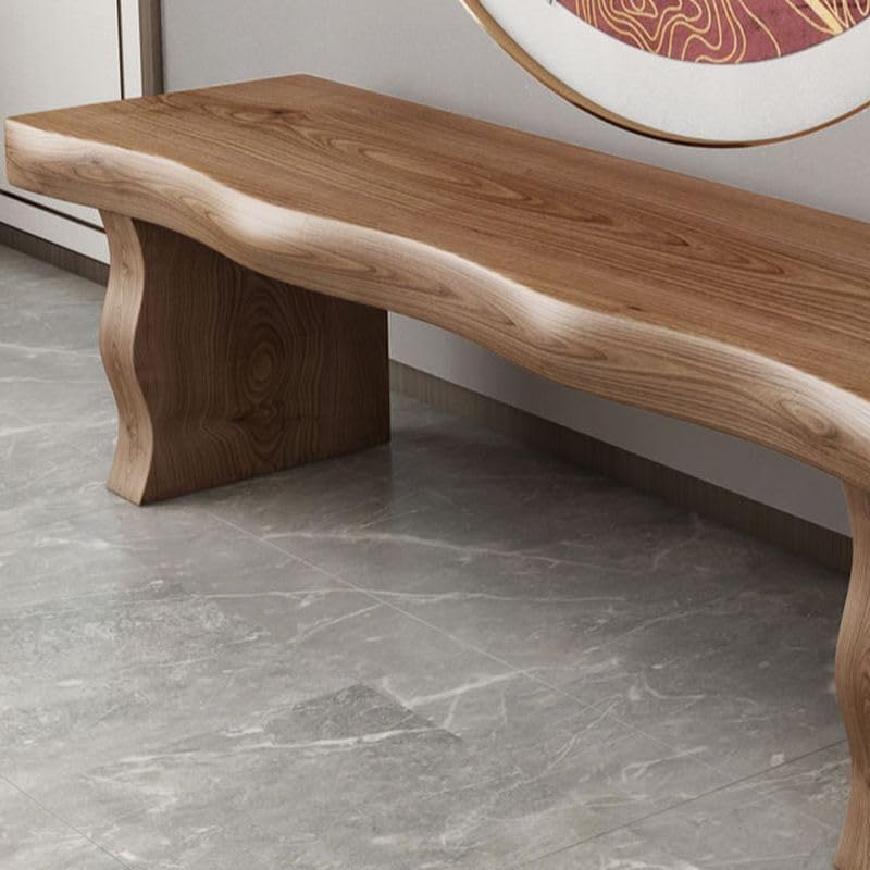 RUNNUP 78" Solid Wood Entryway Bench, Farmhouse Indoor End of Bed Bench ...