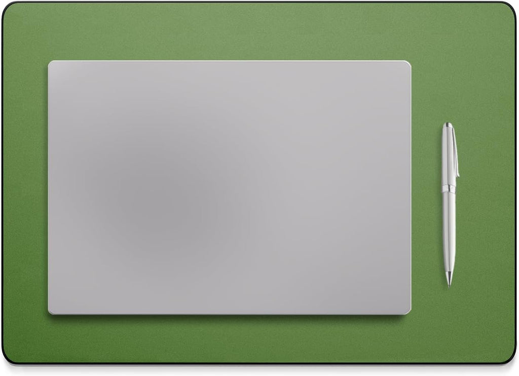 Jotsome Leather Desk Pad Mat, Non-Slip Desk Blotter Pad - Desk Protector for Office, Home, Lap Desk, Laptop, and Desktop, Gift for The Holidays or Christmas (Forest Green, 17" x 12")