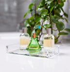 Huang Acrylic Clear Rectangle Paper Napkin Holder | For Dinner, Bathrooms, Hosting, Picnics, Weddings, Parties | Long Lasting Premium Acrylic Construction