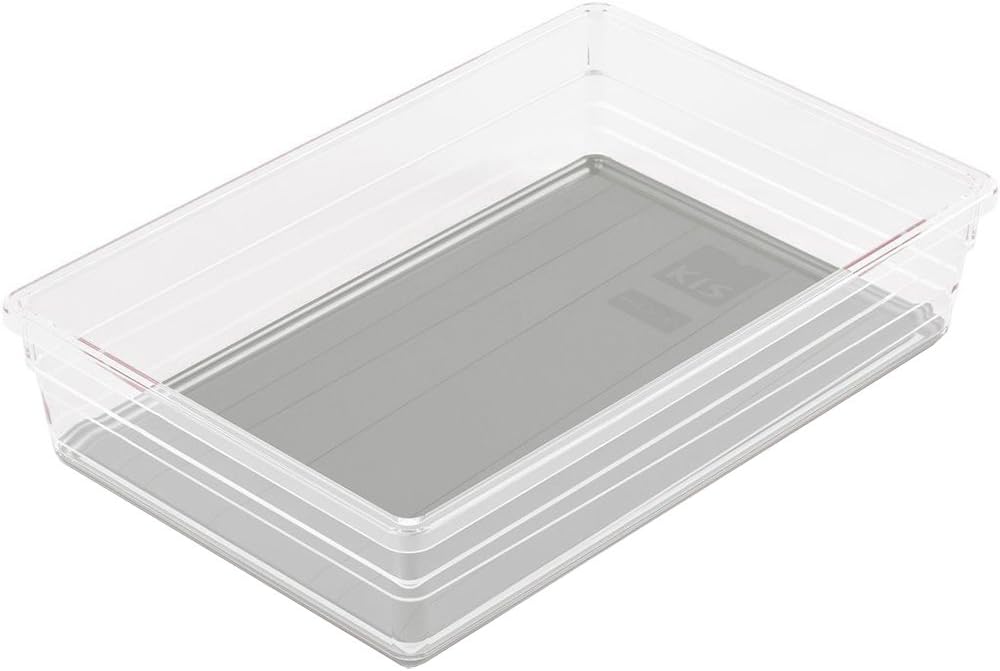 Kis "Sistemo Sorting Box, Transparent/Grey, 15 x 22.5 cm