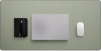 Jotsome Leather Desk Pad Mat, Non-Slip Desk Blotter Pad - Desk Protector for Office, Home, Laptop, and Desktop, Gift for The Holidays or Christmas (Sage, 34" x 17")