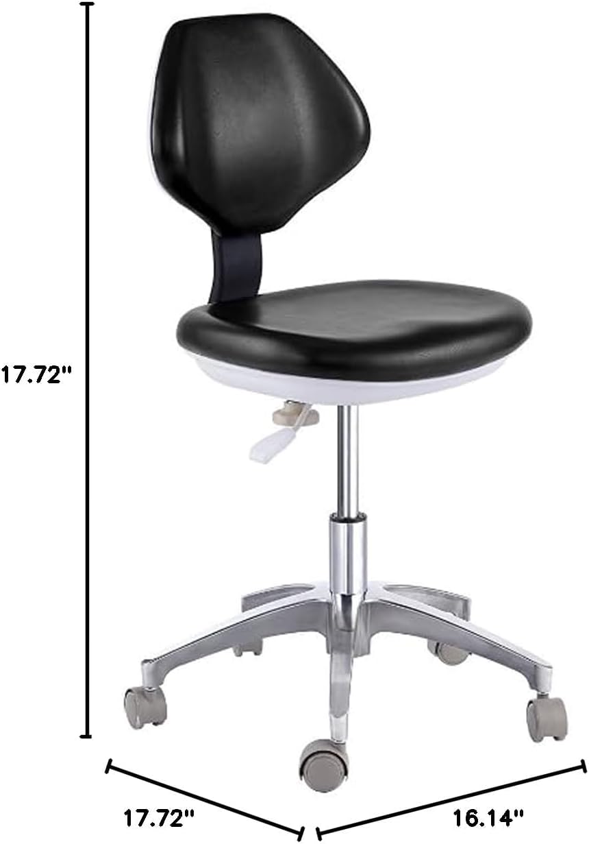 BONEW-Oral Dental Chair Stool Assistant for Dentist Doctor's Stool Adjust...