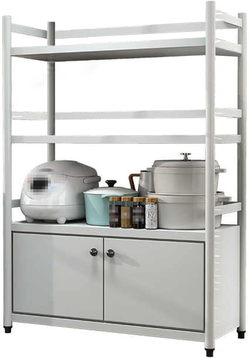 Tall Cabinet, Pantry Organizers and Storage, 32mm Thicker Steel Tube, Multi-L...