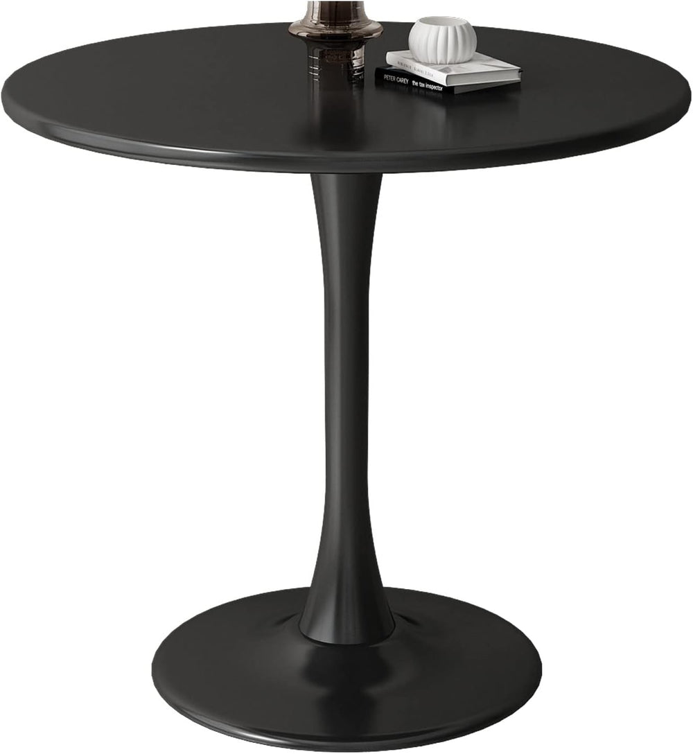 Round Dining Table 31.5" Circle Tulip Table with Wood Thickened Tabletop...